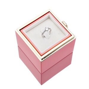Eternal Rose Box with S925 Ring- Real Preserved Rose